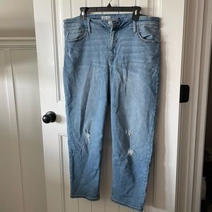 target ribbed blue jeans!